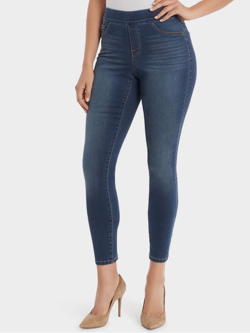Nine West Dark Blue Stretch Jeggings